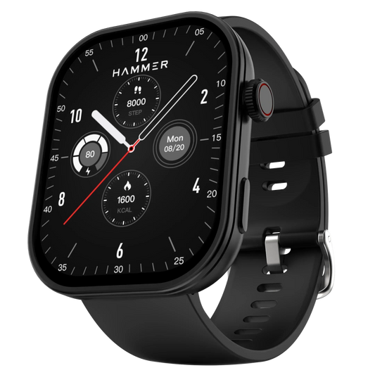 Hammer Tussle Bluetooth Smartwatch & Airflow Plus Earbuds (Combo)