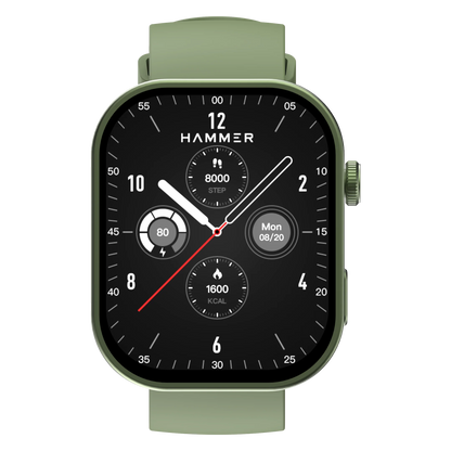 Hammer Tussle Bluetooth Smartwatch & Airflow Plus Earbuds (Combo)