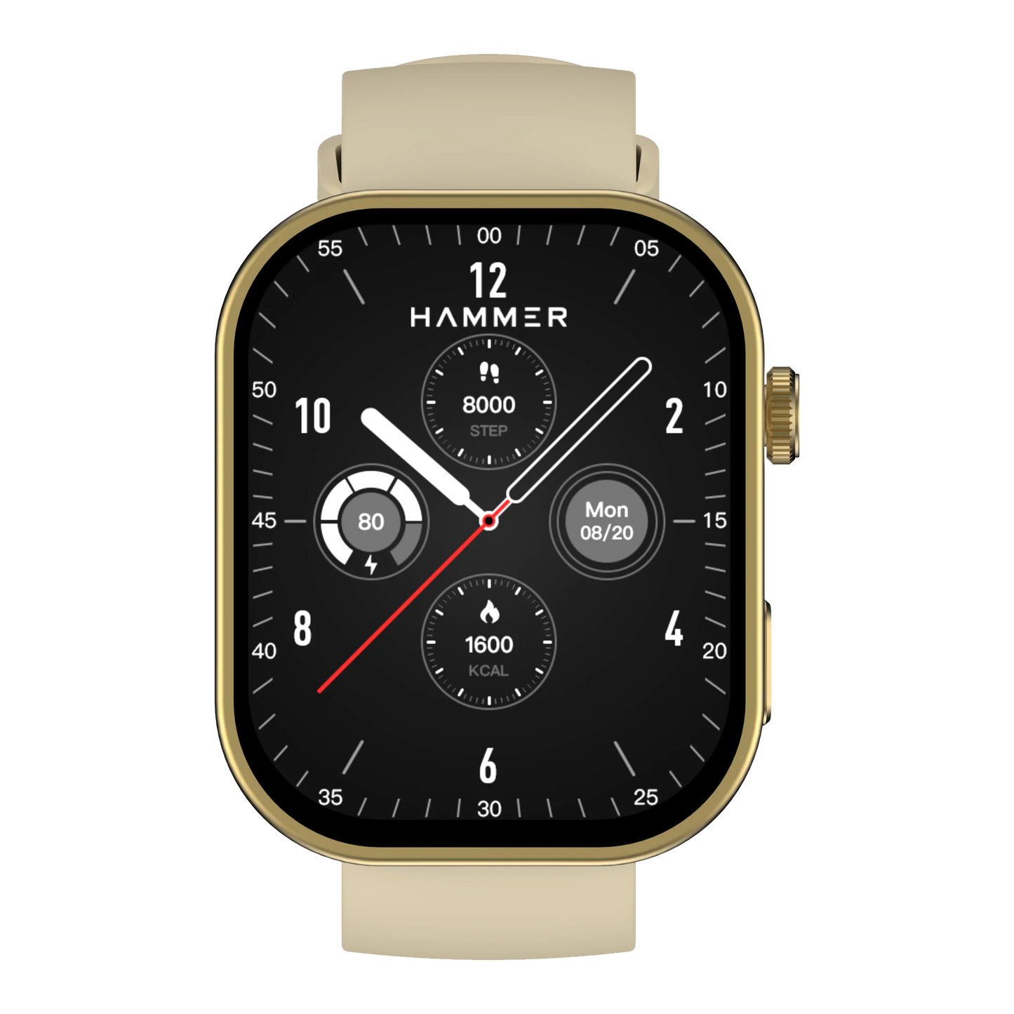 Hammer Tussle Bluetooth Smartwatch & Airflow Plus Earbuds (Combo)
