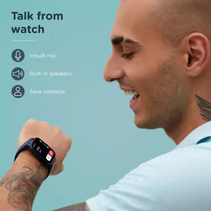 8th Gen. Smartwatch  (Blue Strap, Free) & Airdopes  upto 17.5 Hours Playback and ASAP Charge Bluetooth Headset  (Blue Thunder, True Wireless)