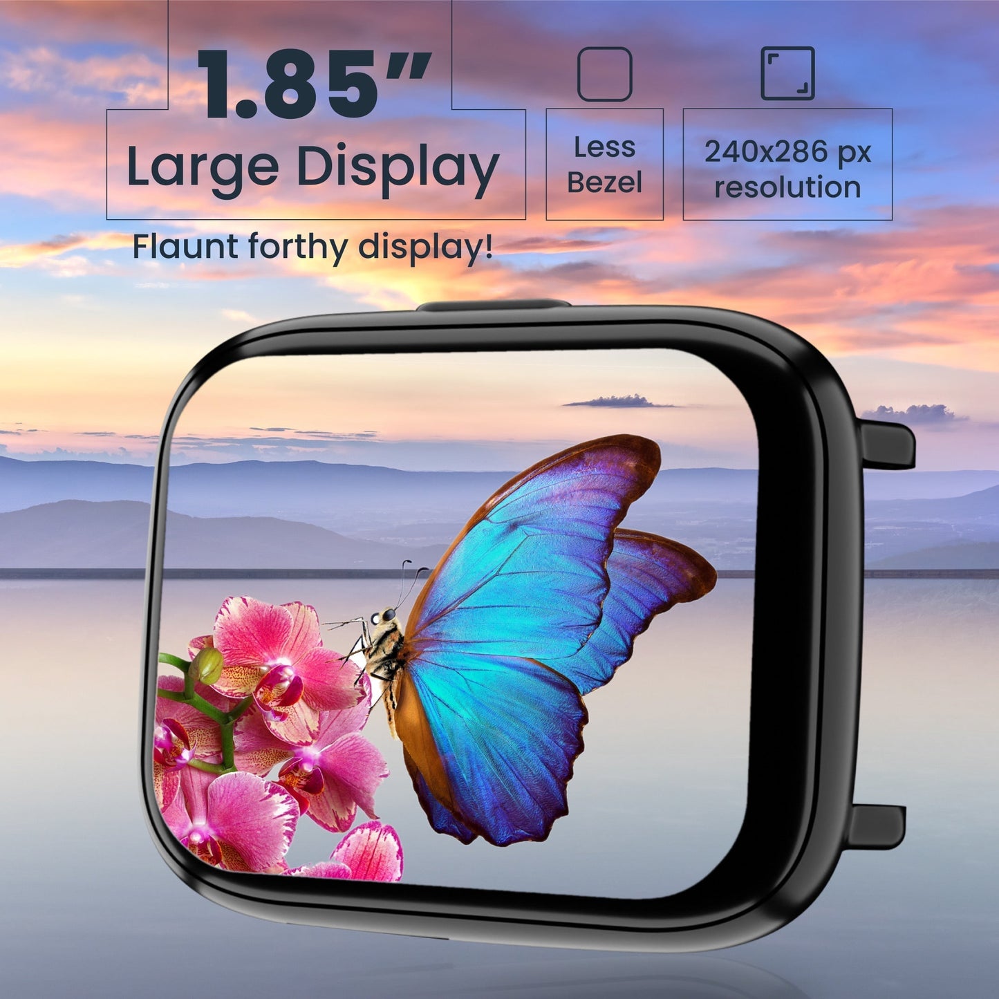 Hammer Fit+ Bluetooth Smart Watch & Stellar TWS Earbuds (Combo)