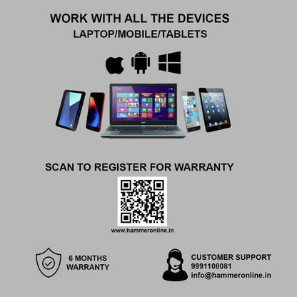 Hammer Airflow True Wireless Earbuds Hammer Swing Bluetooth Earphones Wireless (Combo Black)