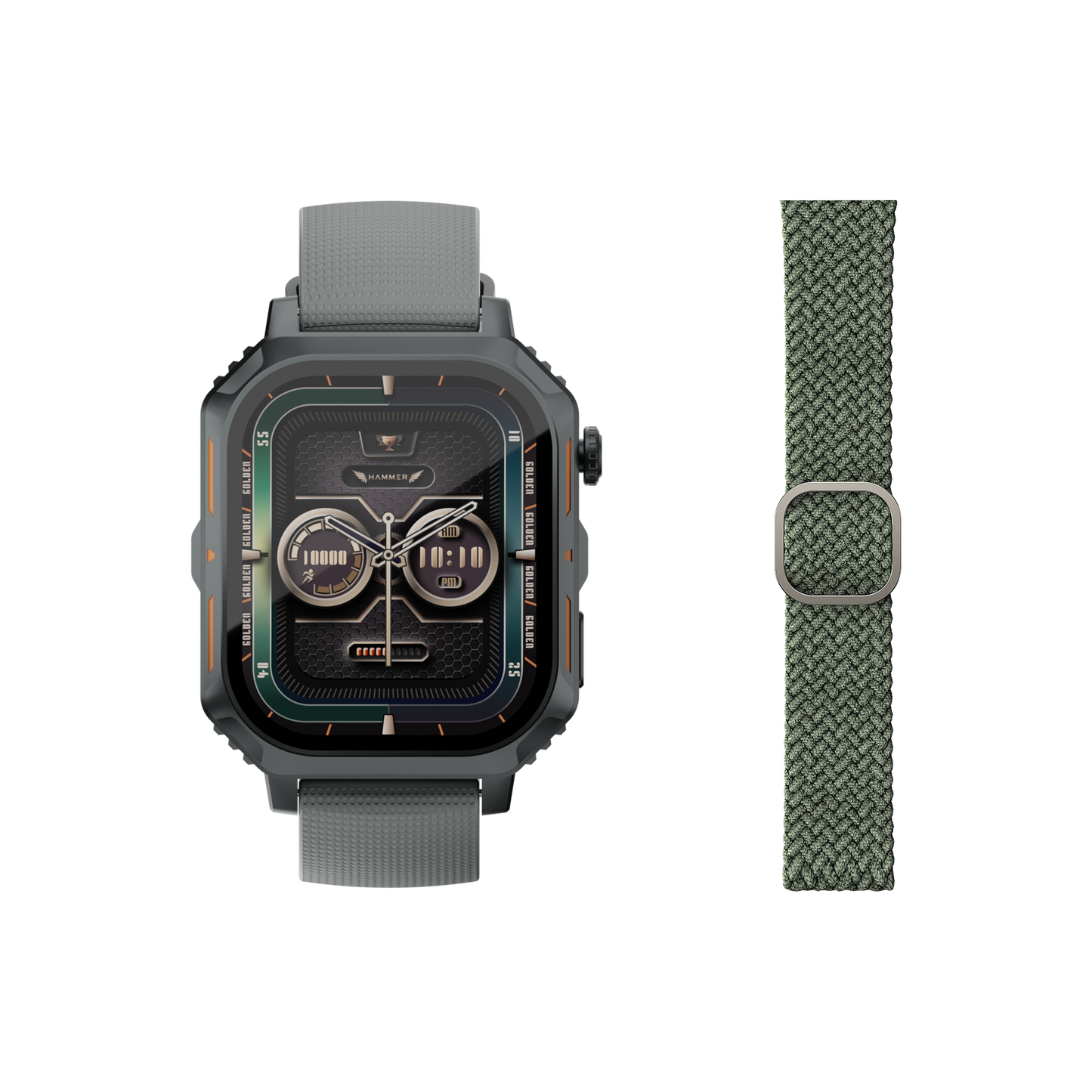 Hammer Conquer Bluetooth Smartwatch & Stellar TWS Earbuds (Combo)