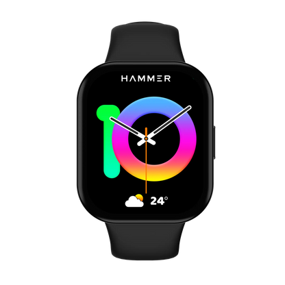 Hammer Robust Smartwatch & Solitude Bluetooth Earbuds (Combo)