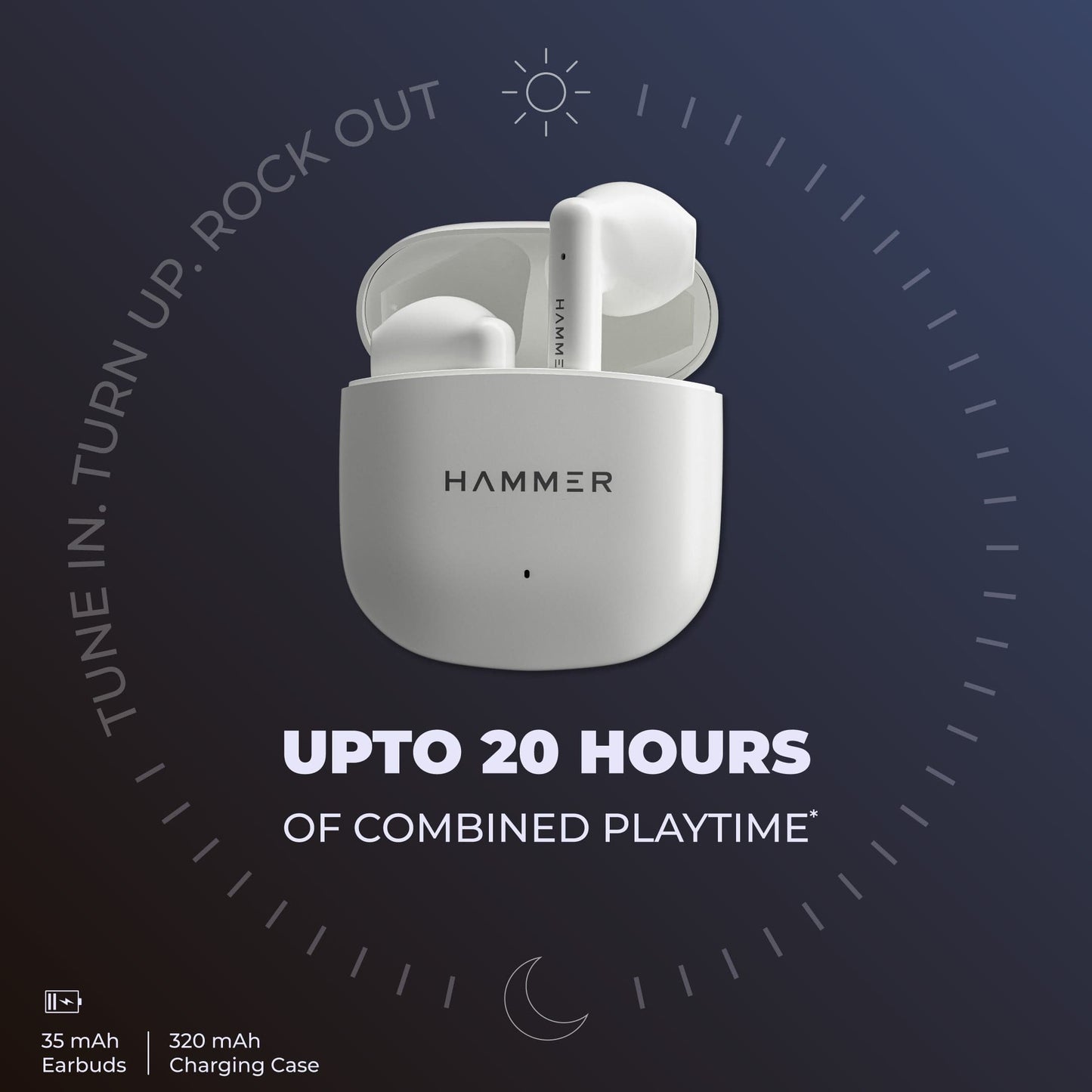 Hammer Pulse 3.0 Smartwatch Hammer KO Pro TWS Hammer Flex Wireless Charger (Combo)