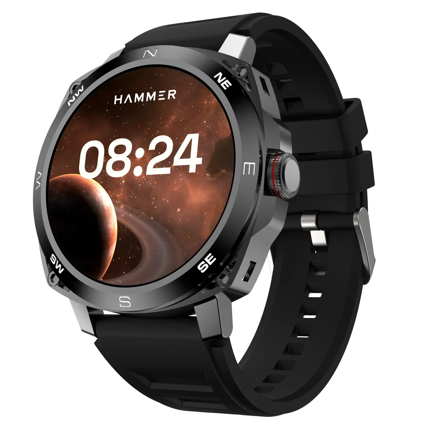 Hammer Fit Pro Bluetooth Smart Watch & Soliltude TWS Earbuds (Combo)