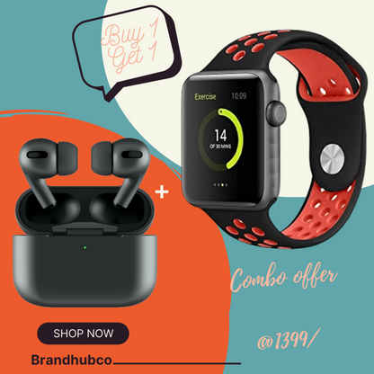 Best Deal- Multifunction W8 Waterproof Smart Watch with Air Pods