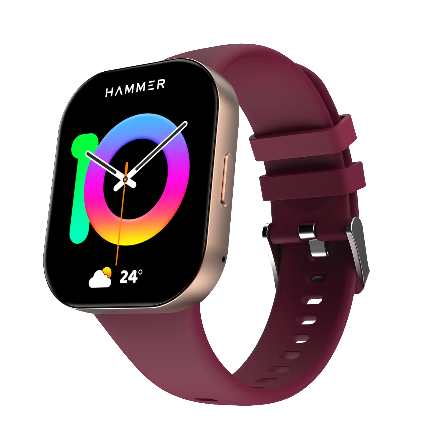 Hammer Robust Bluetooth Calling Smartwatch & Hammer Twist In-Ear Bluetooth Neckband (Combo)