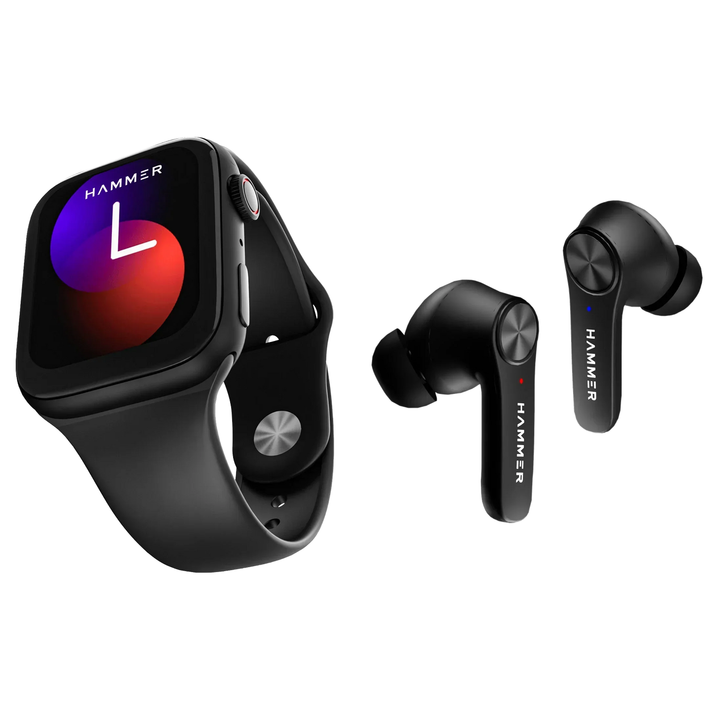 Hammer Ace 3.0 Bluetooth Calling Smartwatch & Hammer Airflow 2.0 TWS (Combo)
