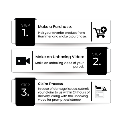 Hammer Pulse X Bluetooth Calling Smartwatch & Hammer KO 2.0 TWS (Combo)