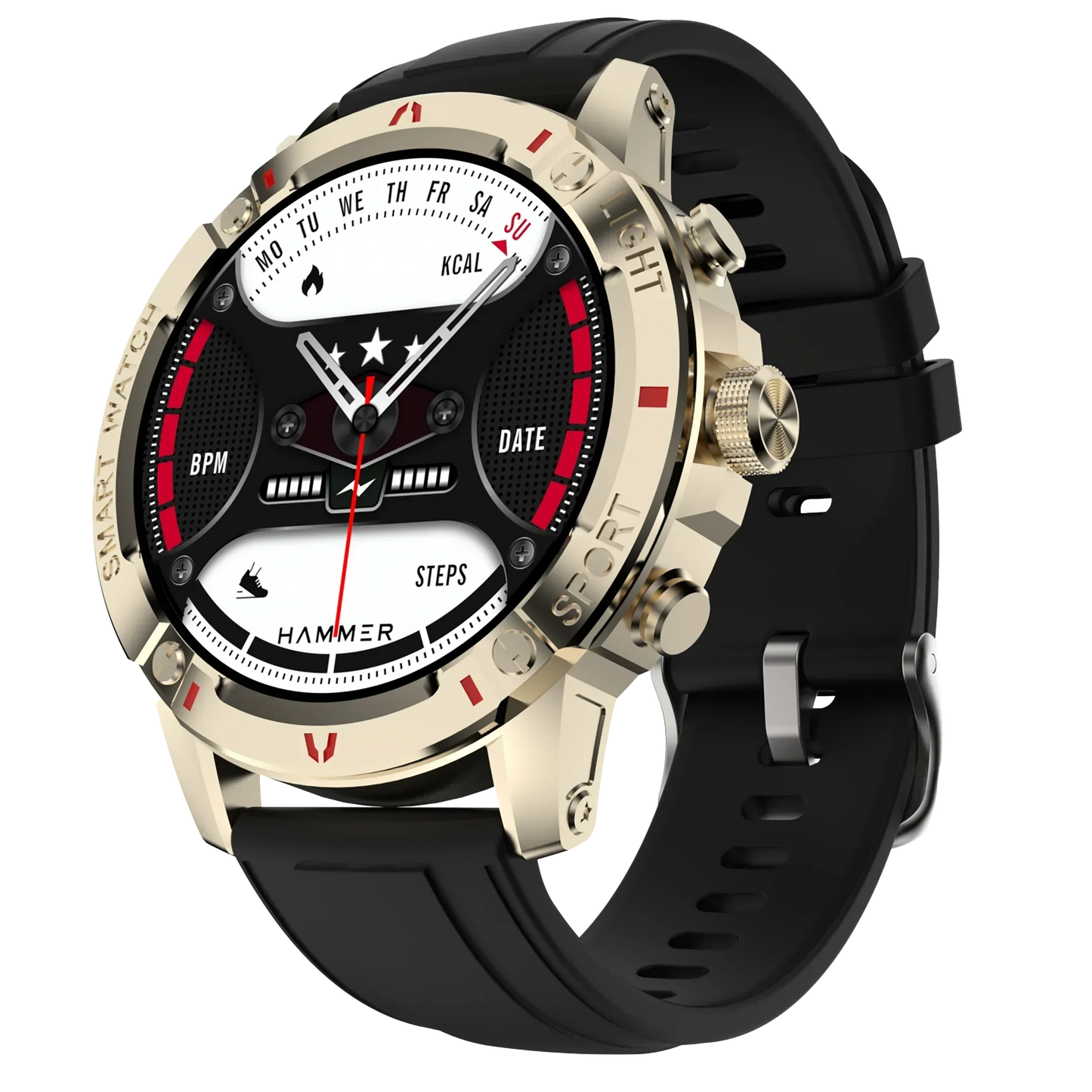 Hammer Luxor Bluetooth Smartwatch & Airflow Plus TWS Earbuds (Combo)