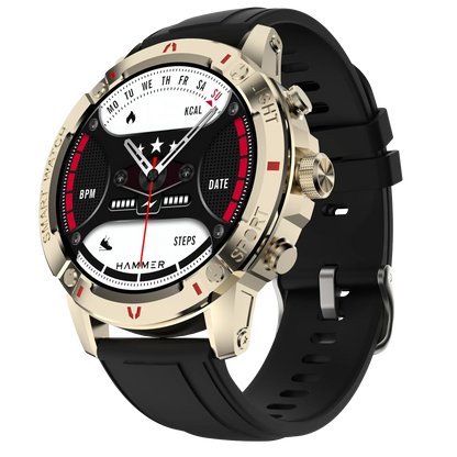 Hammer Luxor Bluetooth Smartwatch & Airflow Plus TWS Earbuds (Combo)