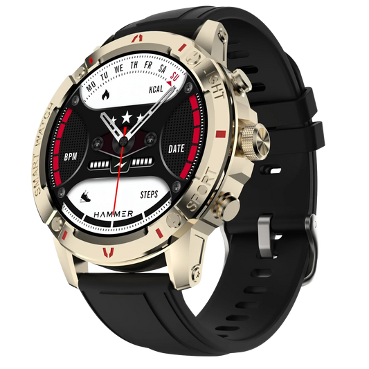 Hammer Luxor Bluetooth Smartwatch & Airflow Plus TWS Earbuds (Combo)