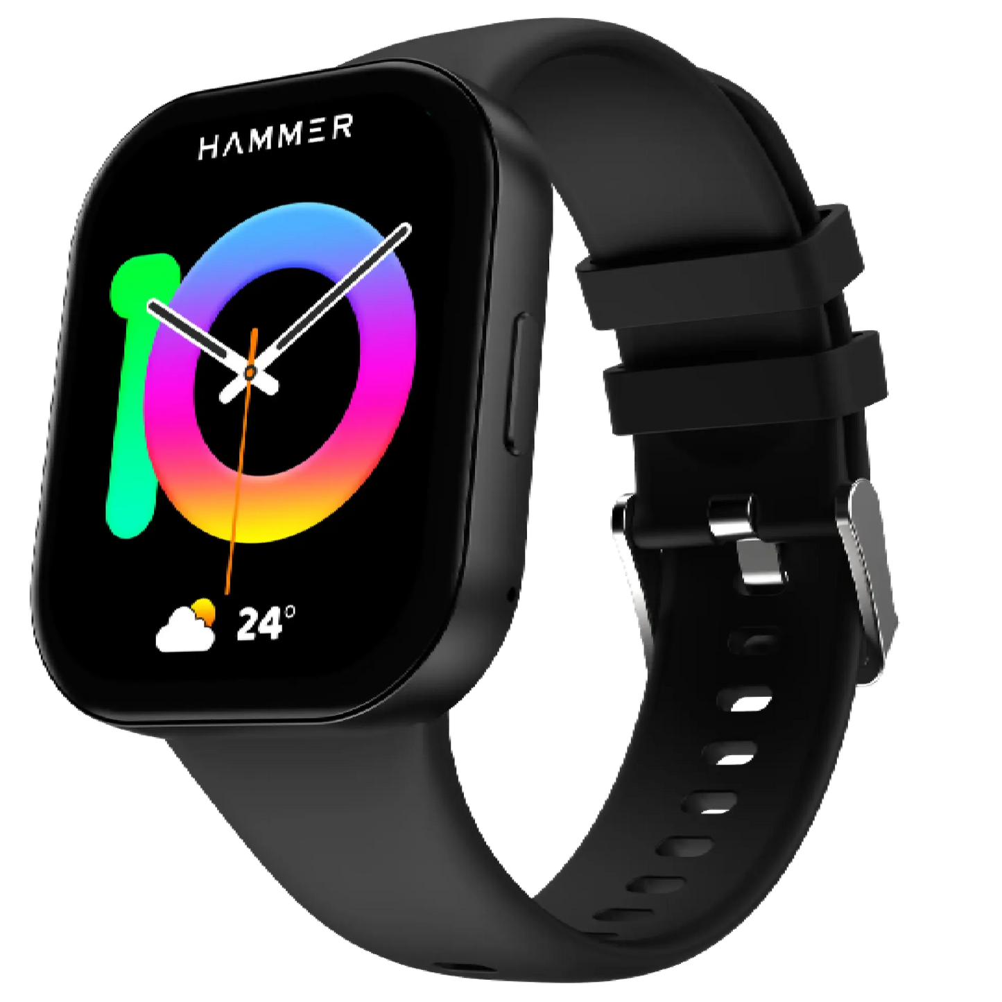 Hammer Robust Bluetooth Calling Smartwatch & Hammer Twist In-Ear Bluetooth Neckband (Combo)