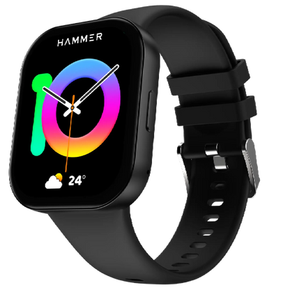 Hammer Robust Bluetooth Calling Smartwatch & Hammer Twist In-Ear Bluetooth Neckband (Combo)