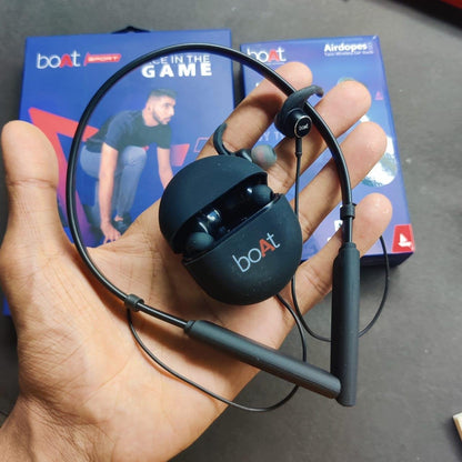 COMBO SET OF 2 { boAt Rockerz 235v2  Neckband & boAt Airdopes 331 True Wireless Earbuds }