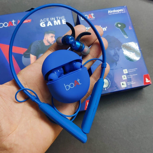 COMBO SET OF 2 { boAt Rockerz 235v2  Neckband & boAt Airdopes 331 True Wireless Earbuds }