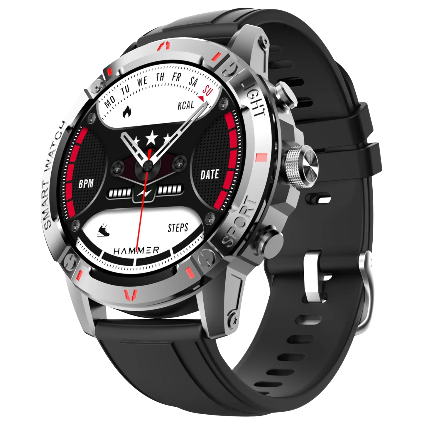 Hammer Luxor Bluetooth Smartwatch & Airflow Plus TWS Earbuds (Combo)