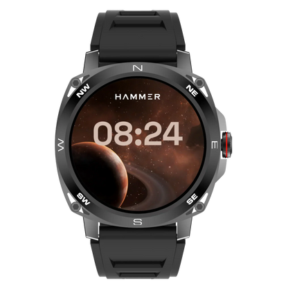 Hammer Fit Pro Bluetooth Smart Watch & Soliltude TWS Earbuds (Combo)