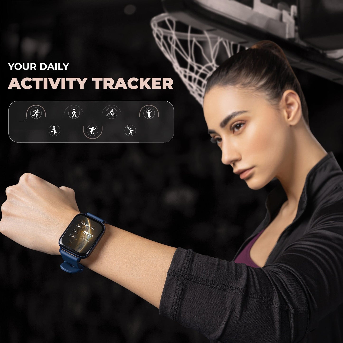 Hammer Pulse 3.0 Bluetooth Smartwatch & Airflow Plus TWS Earbuds (Combo)