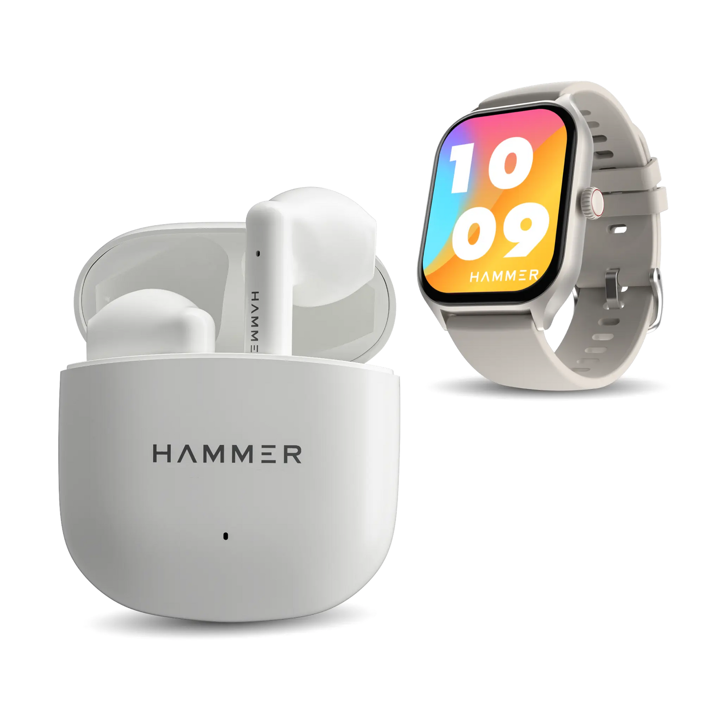 Hammer KO Pro Truly Wireless Earbuds & Polar Smartwatch (Combo)