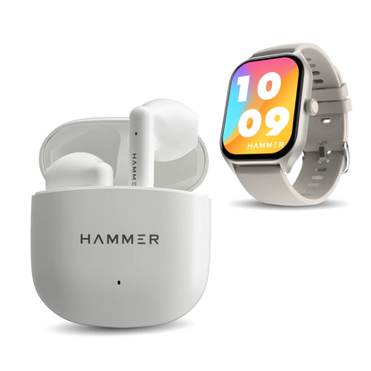 Hammer KO Pro Truly Wireless Earbuds & Polar Smartwatch (Combo)