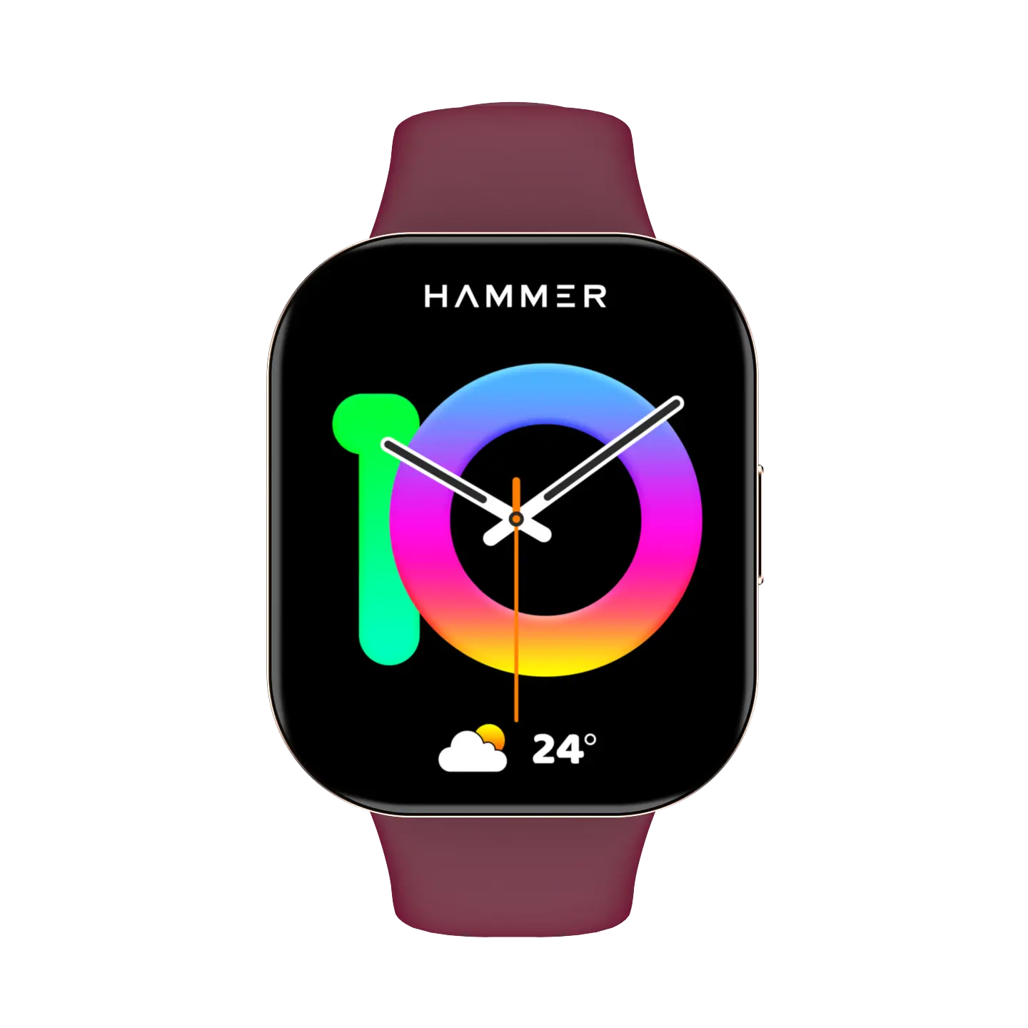 Hammer Robust Bluetooth Calling Smartwatch & Hammer Twist In-Ear Bluetooth Neckband (Combo)
