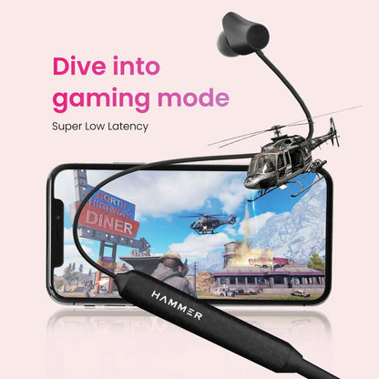 Hammer Robust Bluetooth Calling Smartwatch & Hammer Twist In-Ear Bluetooth Neckband (Combo)