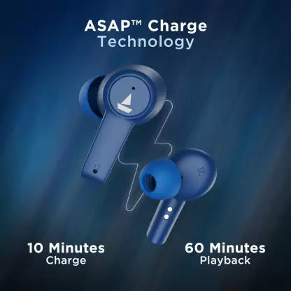 8th Gen. Smartwatch  (Blue Strap, Free) & Airdopes  upto 17.5 Hours Playback and ASAP Charge Bluetooth Headset  (Blue Thunder, True Wireless)