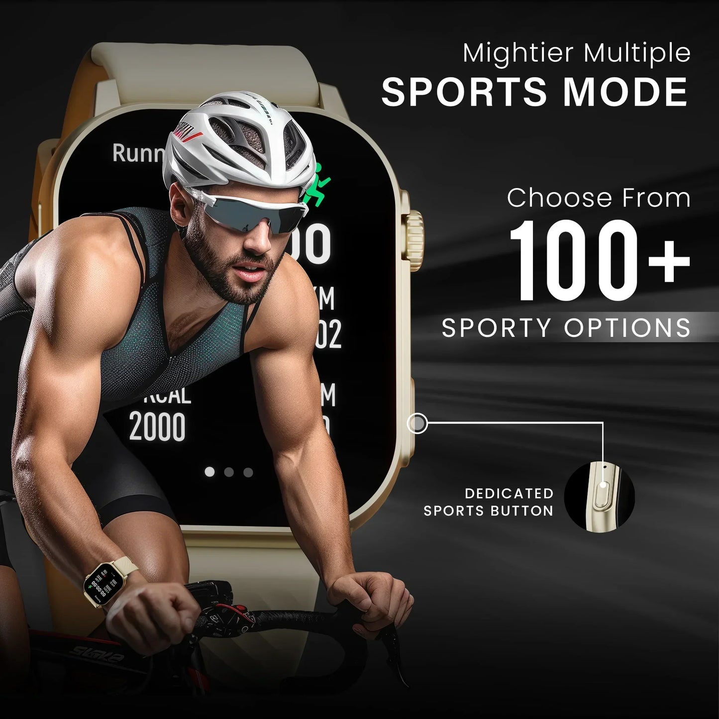 Hammer Arctic Bluetooth Smartwatch & Solitude TWS Earbuds (Combo)