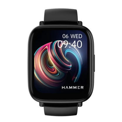 Hammer Fit+ Bluetooth Smart Watch & Stellar TWS Earbuds (Combo)