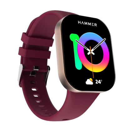 Hammer Robust Smartwatch & Solitude Bluetooth Earbuds (Combo)