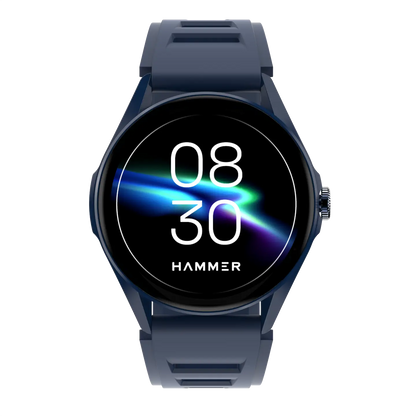 Hammer Cyclone Round dial smart watch & Stellar TWS Earbuds (Combo)